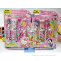 2013 new arrival cartoon stationery gift set with blister packing